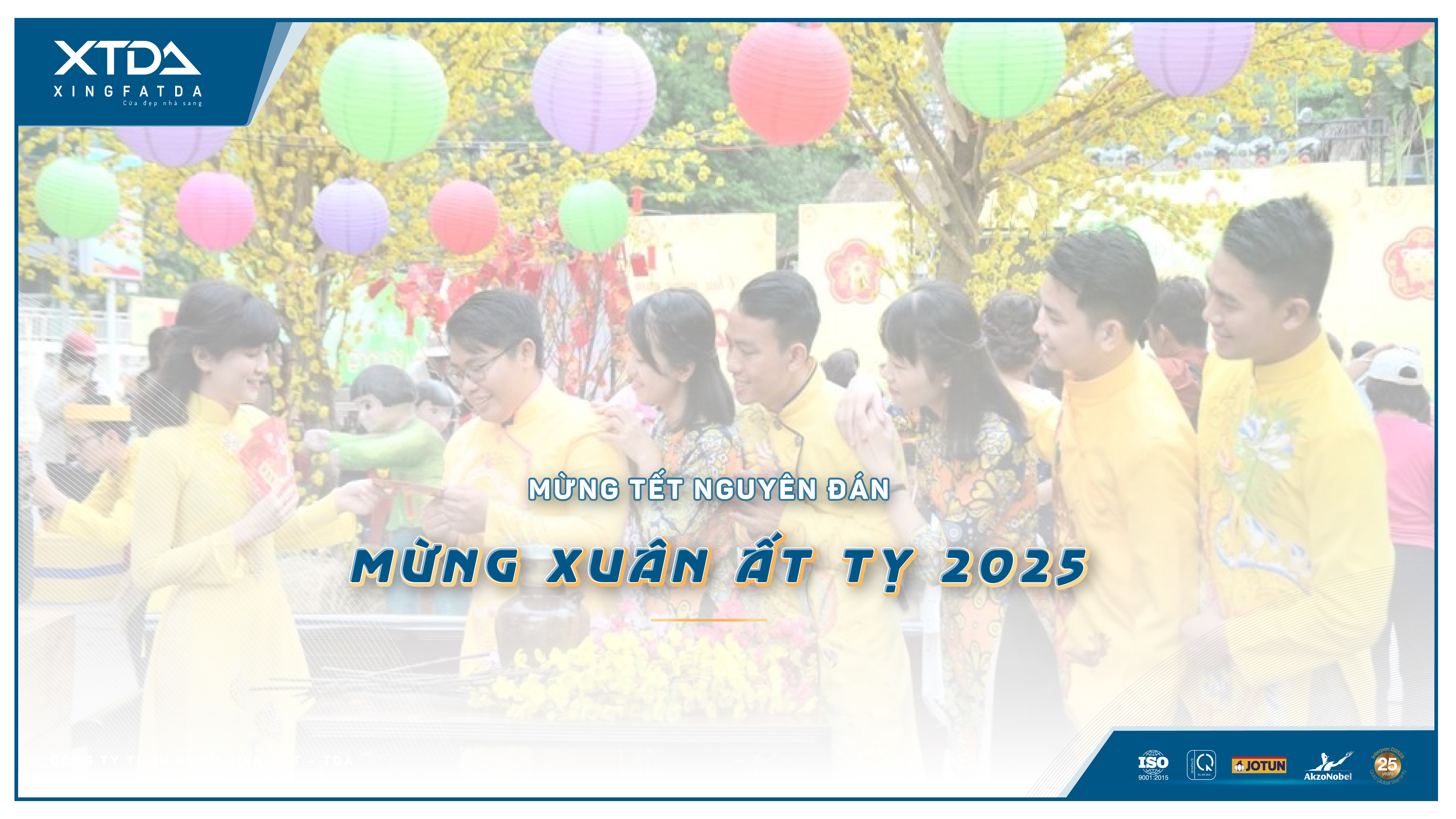 Nhôm Tiến Đạt Kính Chúc Năm Mới 2025 An Khang Thịnh Vượng